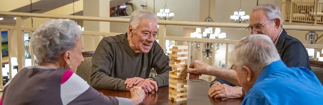 El Dorado Estates hawthorn senior living seniors playing games