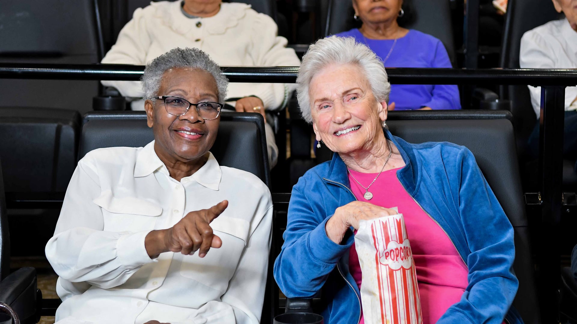 El Dorado Estates residents in theater
