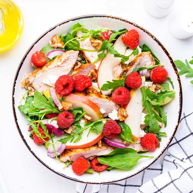 El Dorado Estates chicken salad with fruit